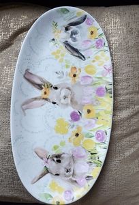 Easter Bunny Theme Serving Tray 🐣